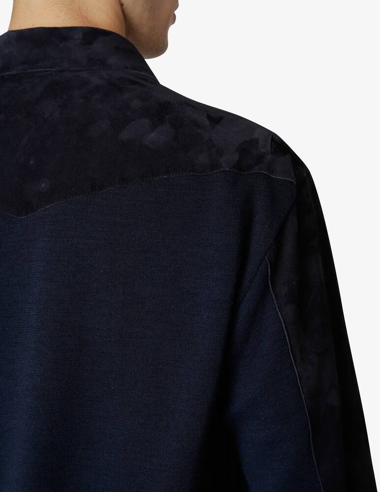 rinascente Eleventy Texas And Jersey Shirt Jacket