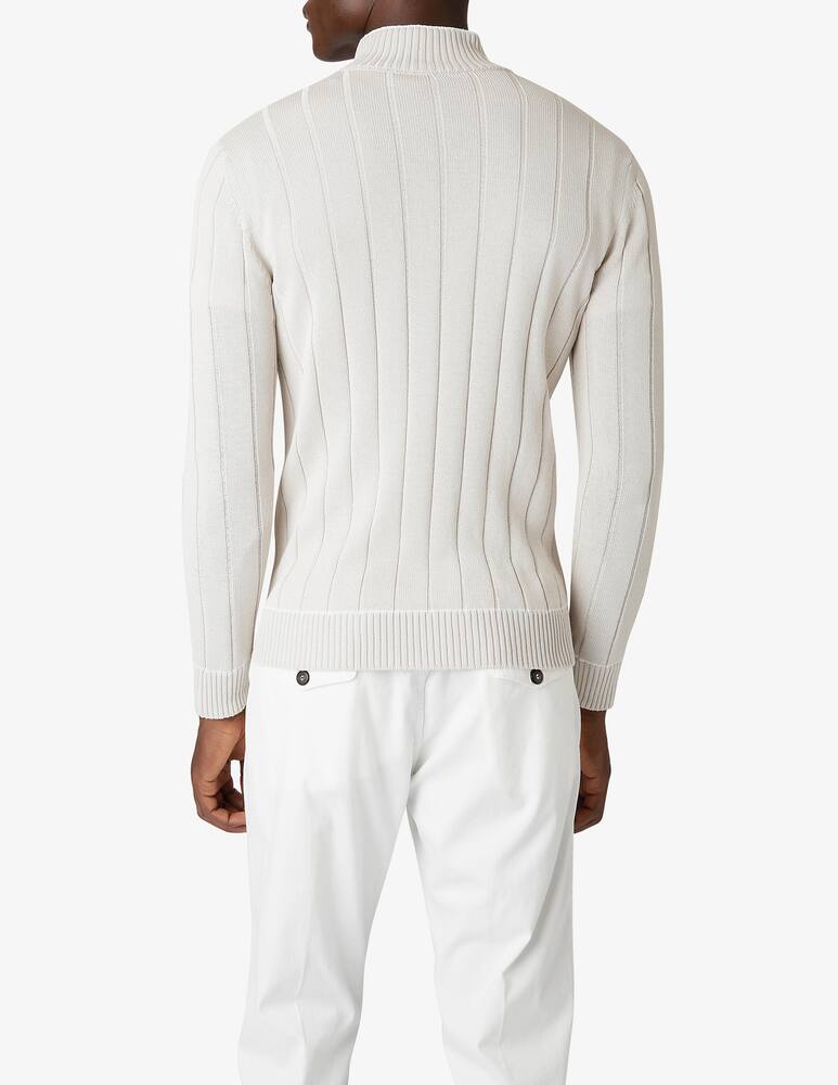 rinascente Eleventy Knitted Standing Collar Cardigan