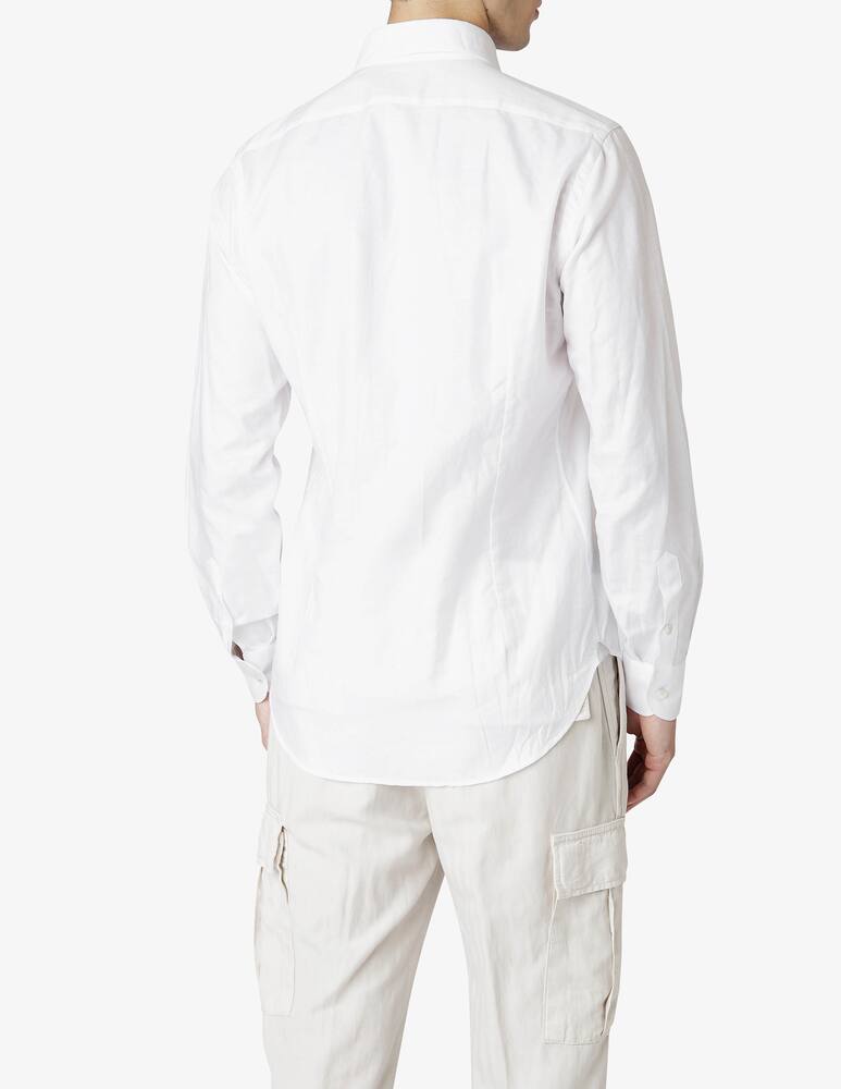 rinascente Eleventy Camicia Collo Italiano in Lino