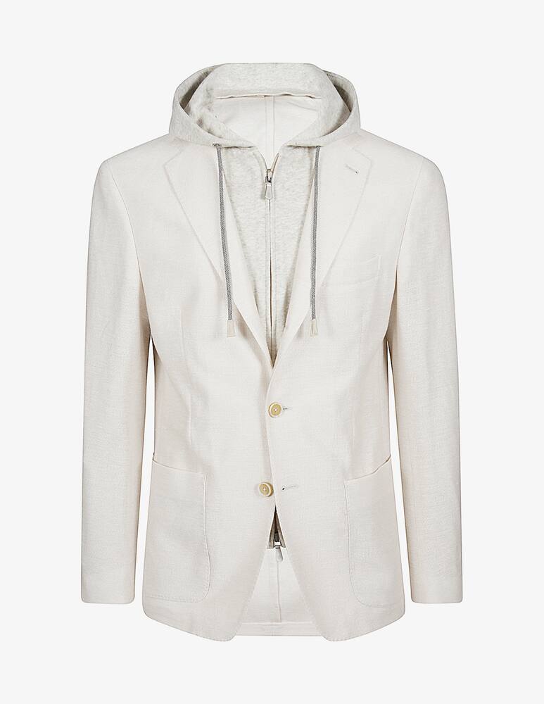 rinascente Eleventy Giacca Monopetto Pettorina Cappuccio