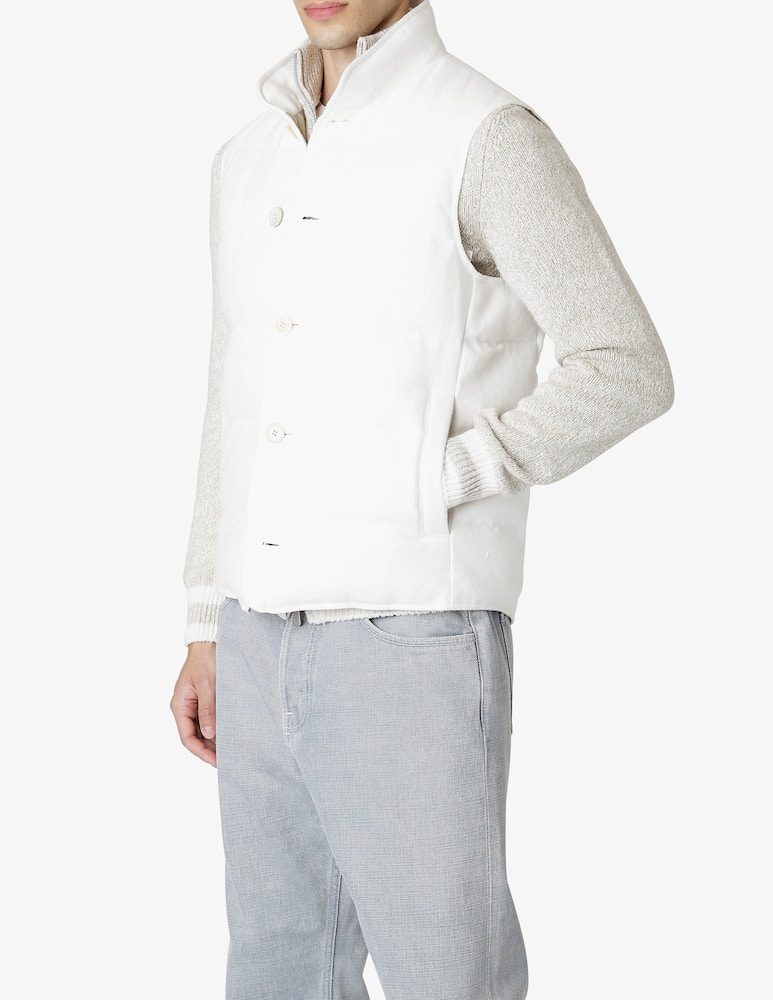 rinascente Eleventy Stand-Up Collar Vest