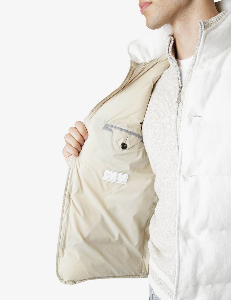 rinascente Eleventy Stand-Up Collar Vest