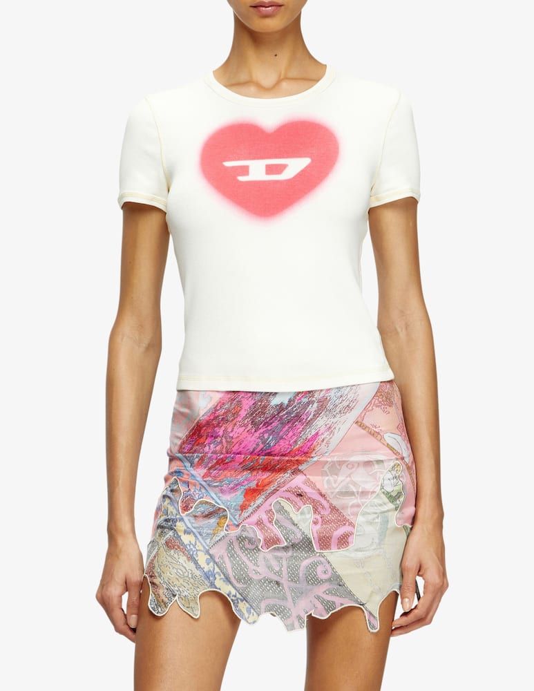 rinascente Diesel Heart logo t-shirt