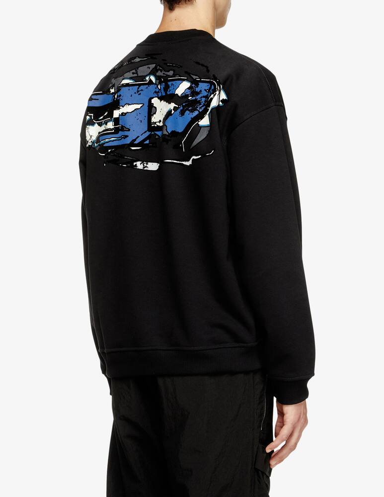 Diesel Felpa girocollo Boxy - immagine 3