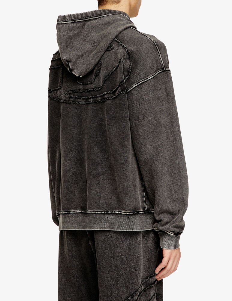 rinascente Diesel Hooded denim sweatshirt