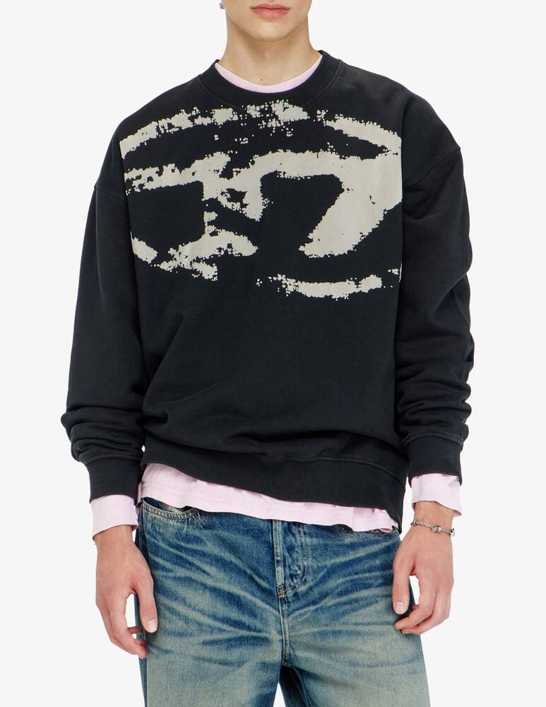 rinascente Diesel Printed crewneck sweatshirt