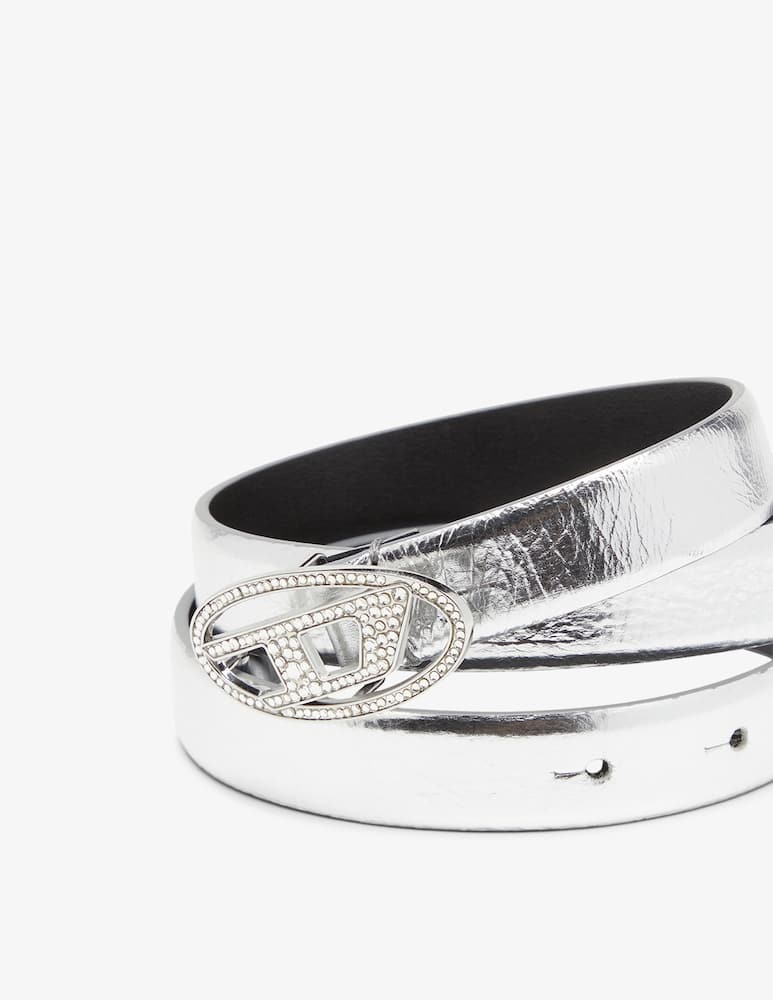 rinascente Diesel Logo strass belt