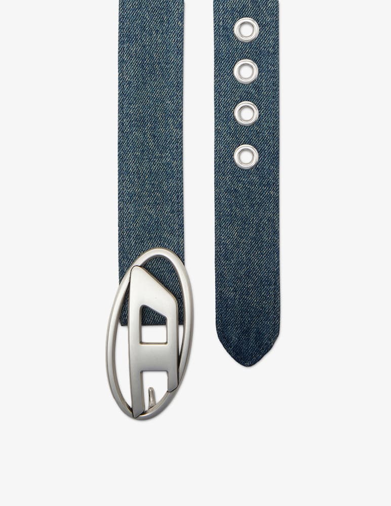 rinascente Diesel Denim high-waist logo belt