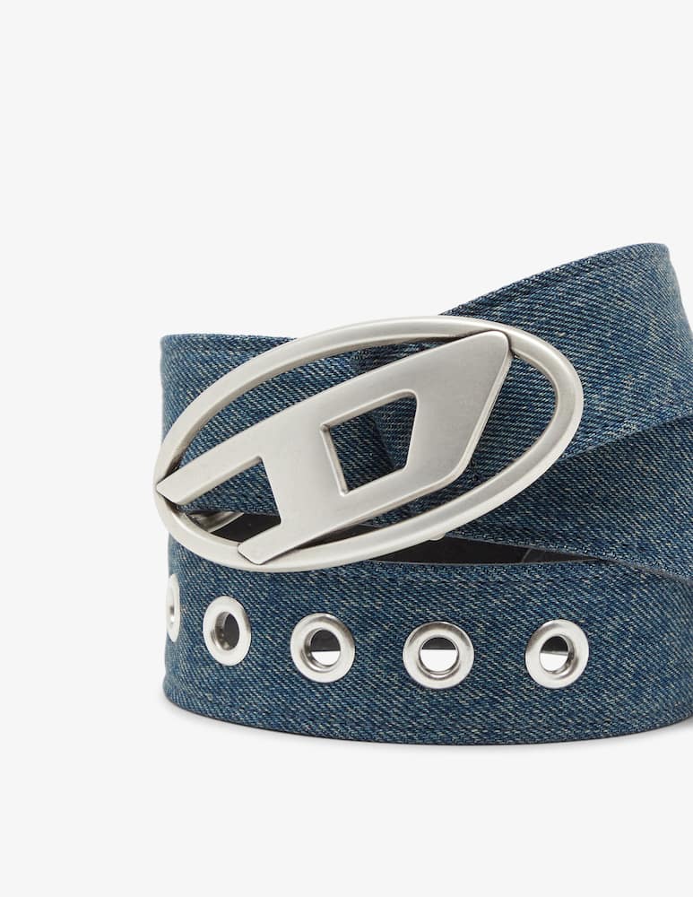 rinascente Diesel Denim high-waist logo belt