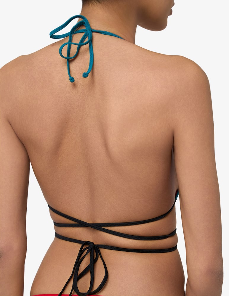 rinascente Diesel Trisha triangle bikini top