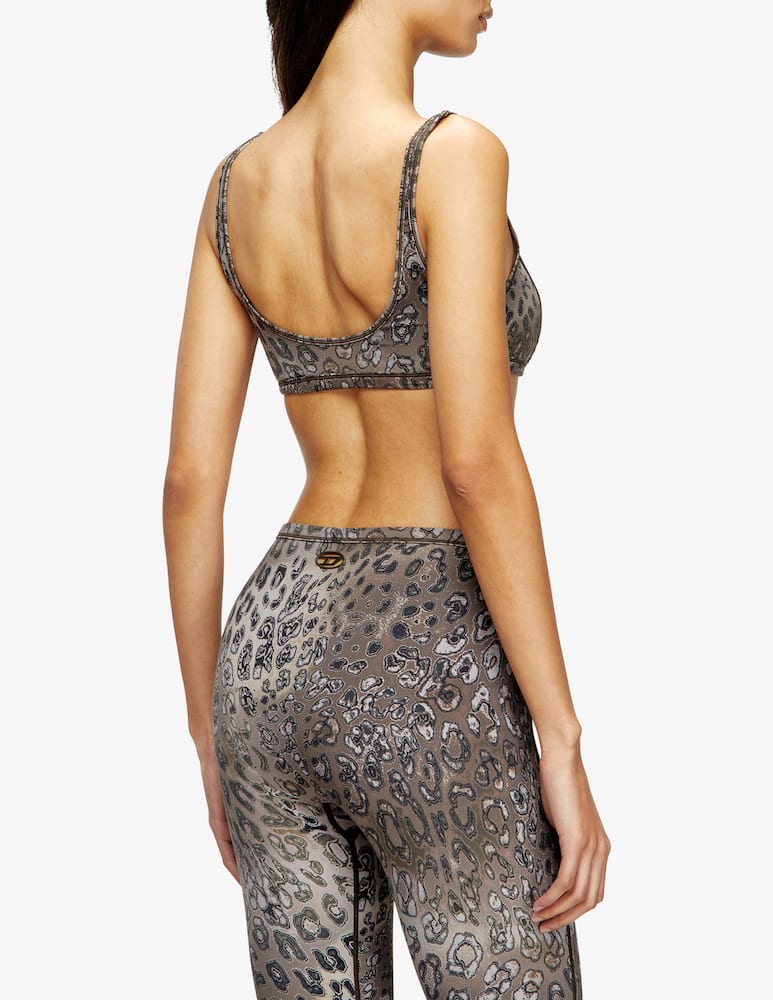 rinascente Diesel Chelsea leopard print bralette