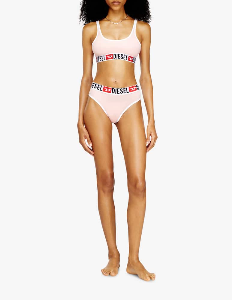rinascente Diesel Diesel logo bralette