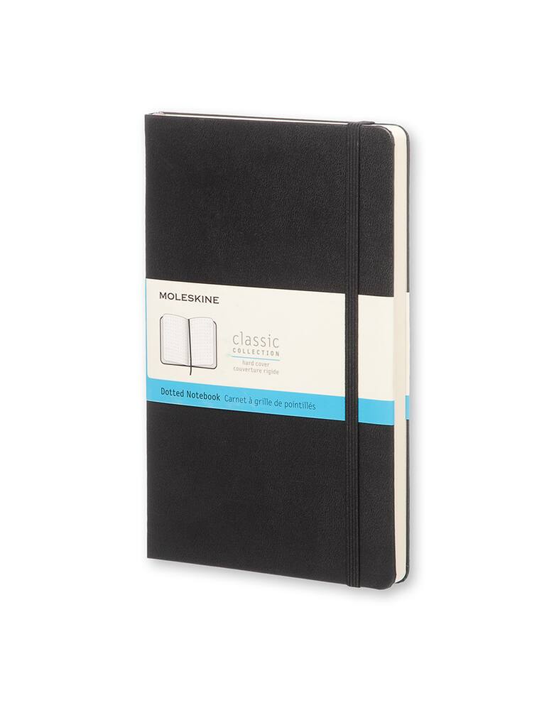 Acquista Moleskine Taccuino Classic a puntini Large con copertina rigida Nero su Rinascente