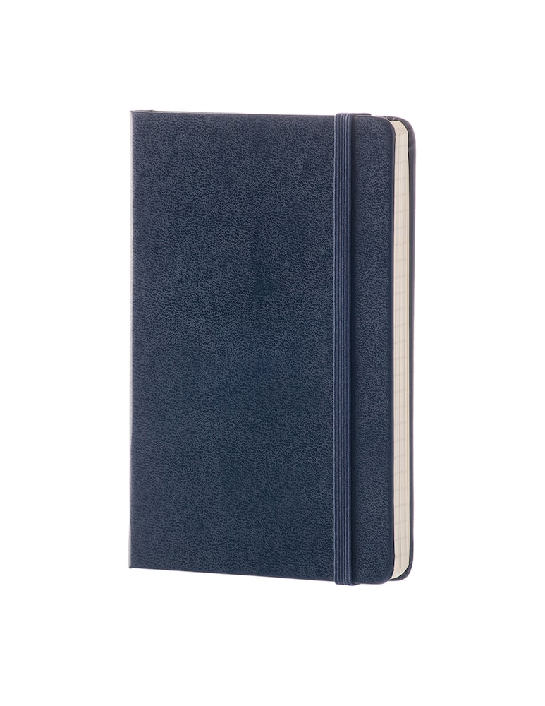 rinascente Moleskine Taccuino Classic a righe Poket con copertina rigida - Blu