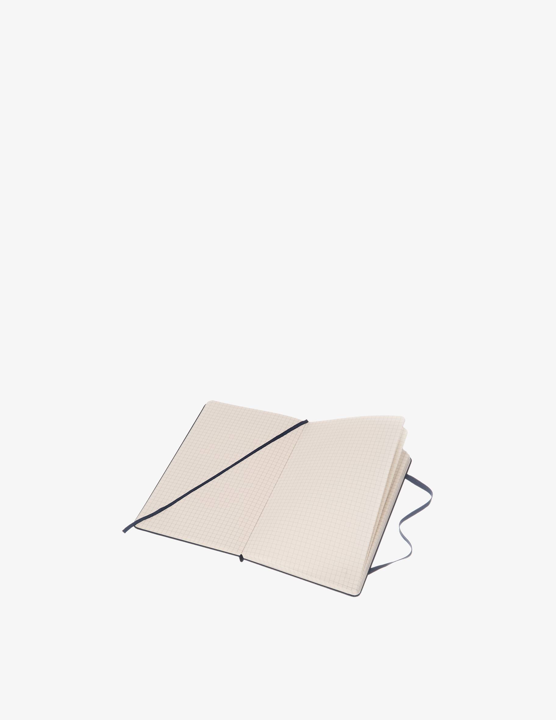 Taccuino Moleskine Classic A Quadretti - Copertina Rigida, Elastico, 240 Pagine | Formato Large 13x21 Cm, Nero