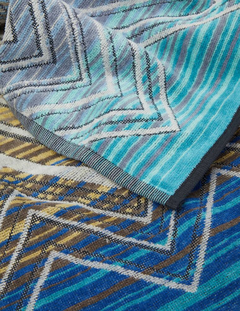 rinascente Missoni Home Tolomeo hand towel cm 40x70 - blue