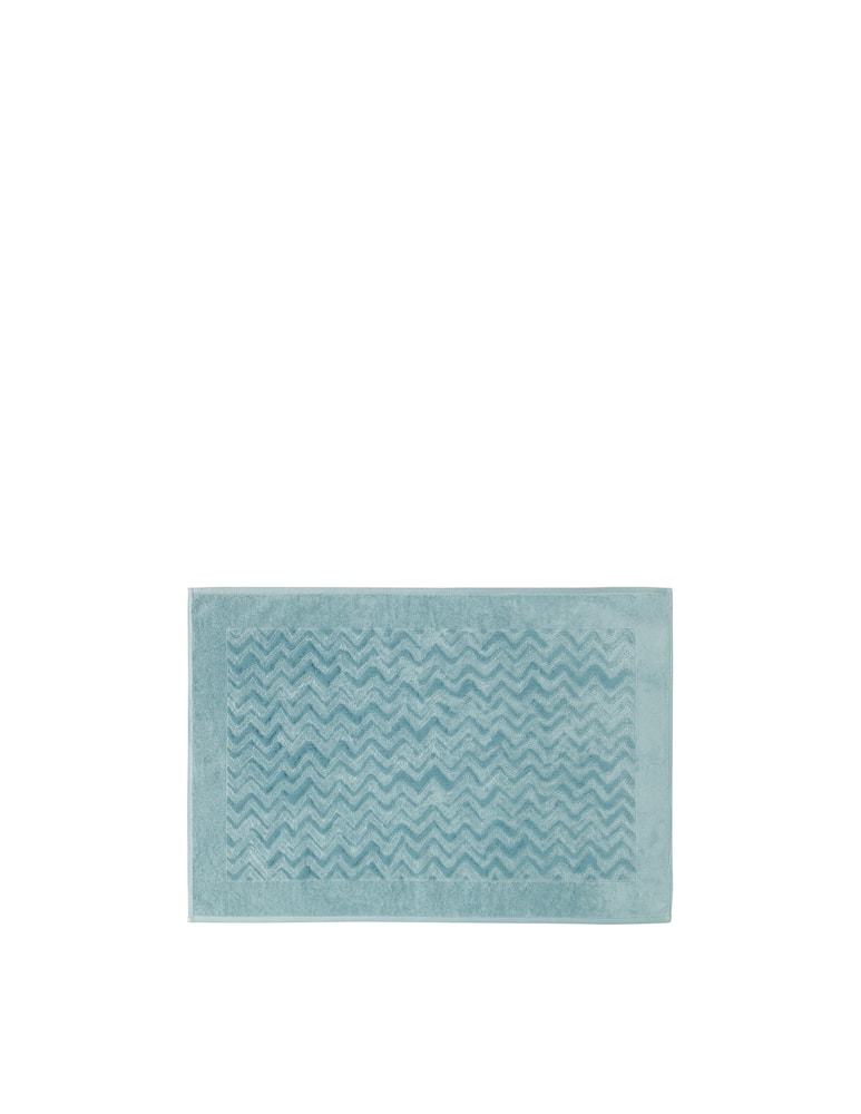 rinascente Missoni Home Rex Tappeto Bagno 90x60 - azzurro