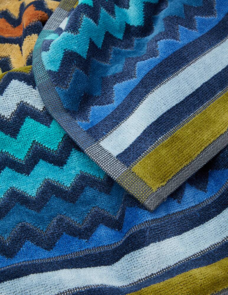 rinascente Missoni Home Warner Hand Towel 40x70 - light blue