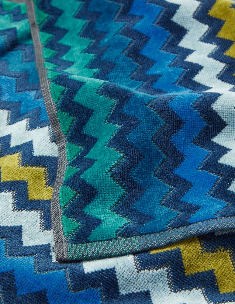 rinascente Missoni Home Warner Bath Sheet 100x150 - light blue