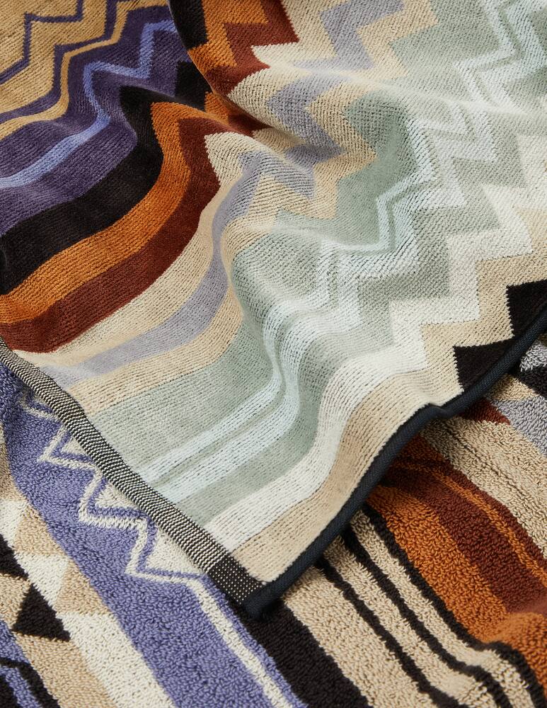 Shop Missoni Home bath sheet green on Rinascente