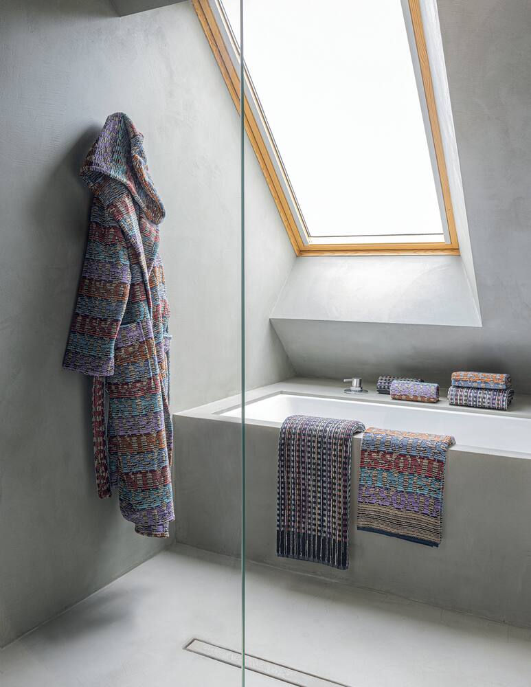 rinascente Missoni Home Blake Beach Towel - Violet