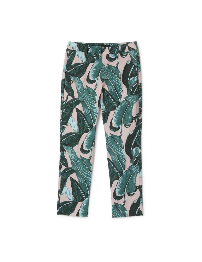 rinascente Weekend Max Mara Pantaloni slim-fit Okra