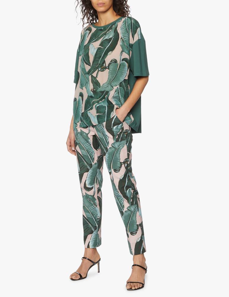 rinascente Weekend Max Mara Pantaloni slim-fit Okra