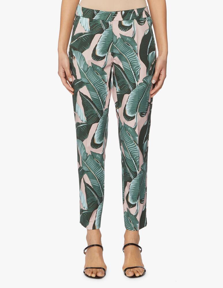 rinascente Weekend Max Mara Pantaloni slim-fit Okra