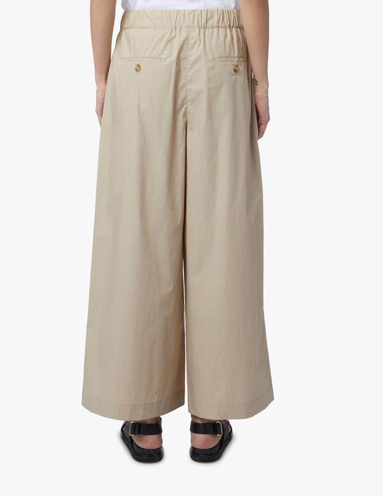 rinascente Weekend Max Mara Zum cotton cropped trousers