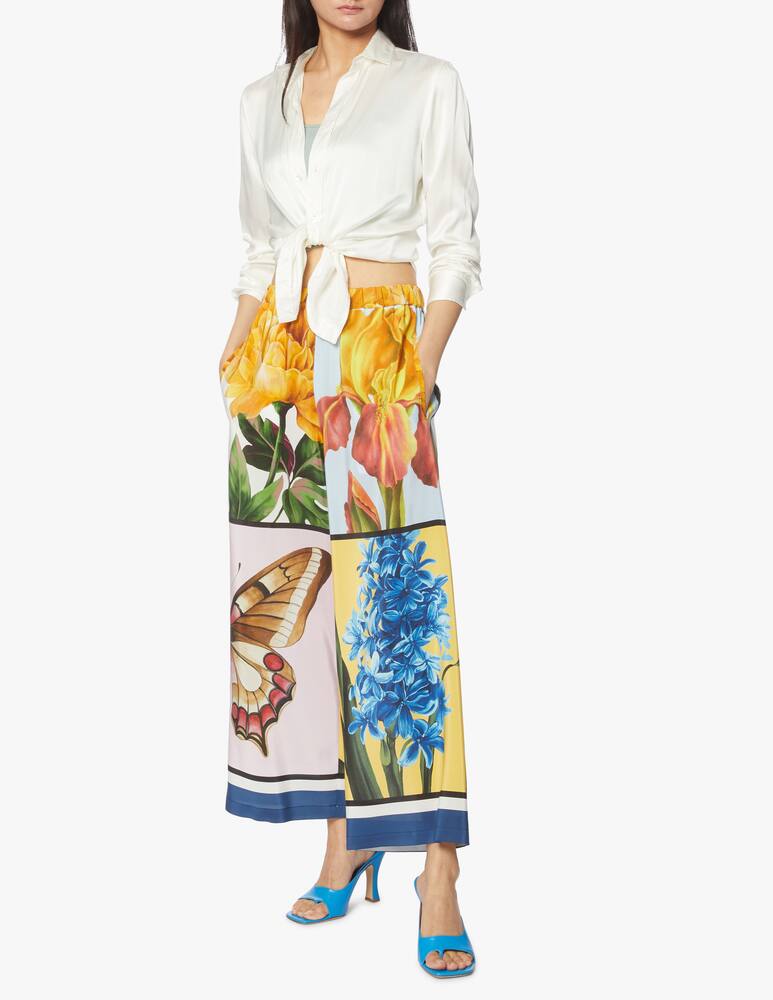 rinascente Weekend Max Mara Aloa silk trousers