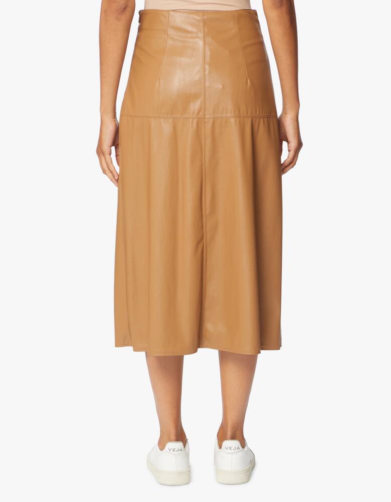 rinascente MM Carioca faux leather midi skirt Max Mara