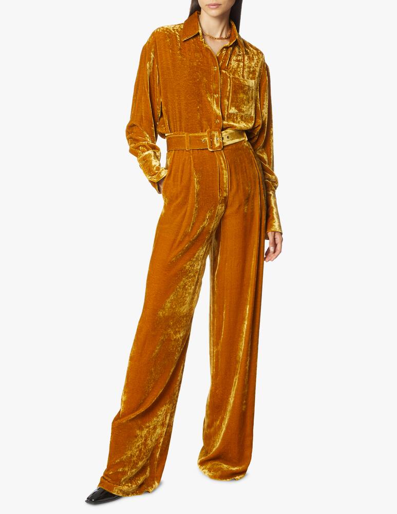 rinascente Sportmax Pantalone palazzo in velluto Uta