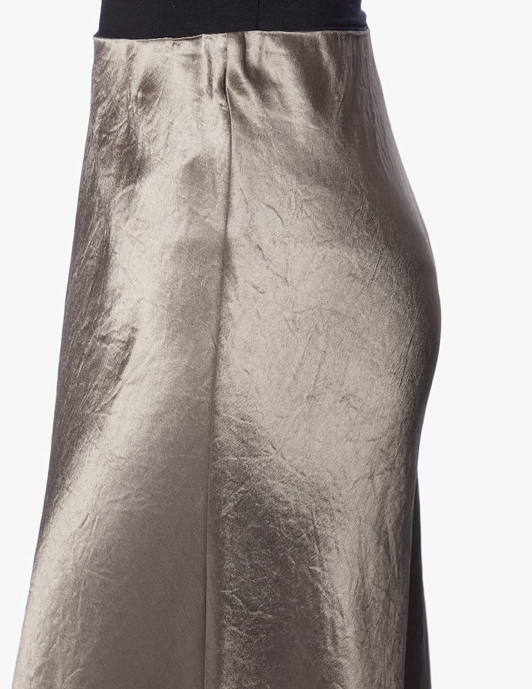 rinascente MM Gonna midi in raso di seta Alessio Max Mara