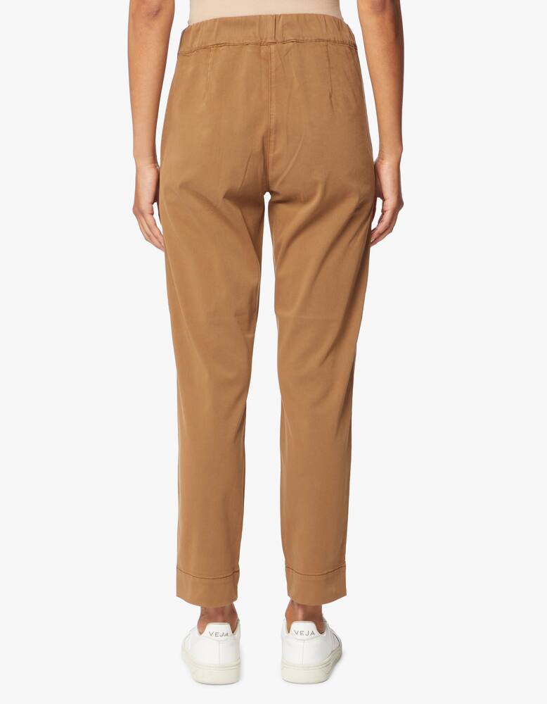 rinascente MM Pantalone con elastico in raso di cotone Terreno Max Mara
