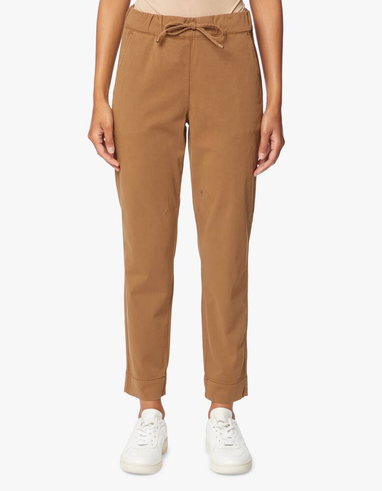 rinascente MM Pantalone con elastico in raso di cotone Terreno Max Mara