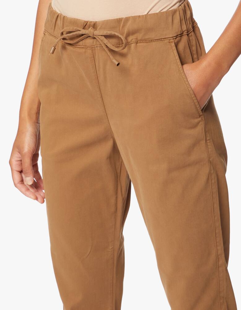 rinascente MM Pantalone con elastico in raso di cotone Terreno Max Mara