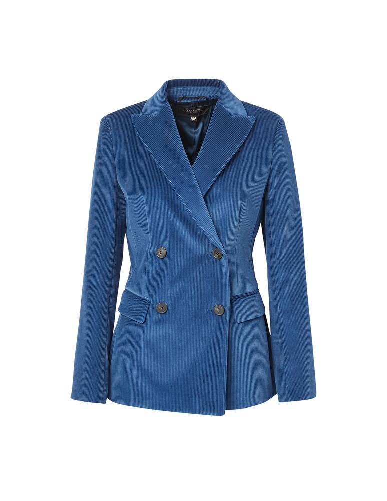 rinascente Weekend Max Mara Blazer doppiopetto in velluto Radioso