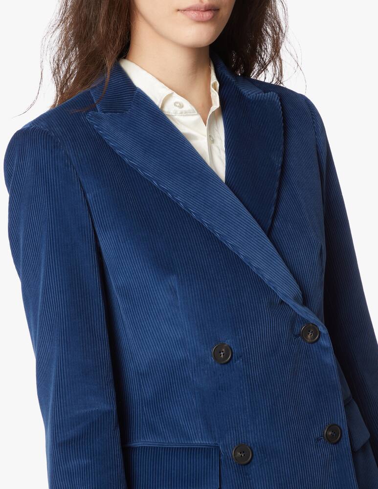 rinascente Weekend Max Mara Blazer doppiopetto in velluto Radioso