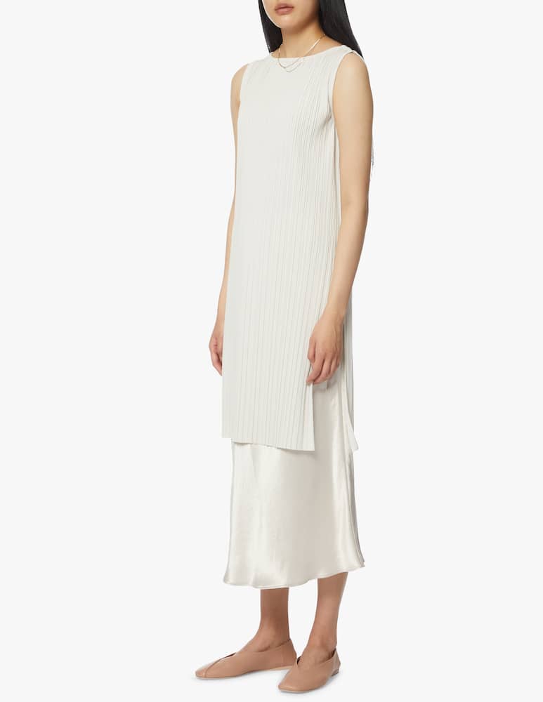 rinascente MM Bacco pleated sleeveless jersey tunic Max Mara