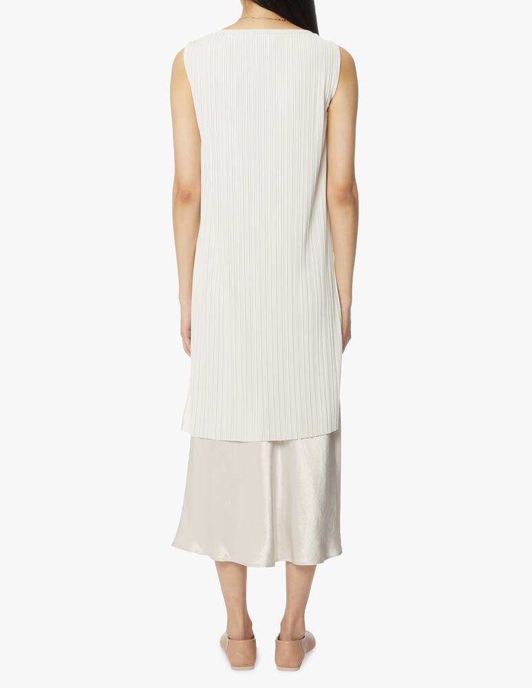 rinascente MM Bacco pleated sleeveless jersey tunic Max Mara