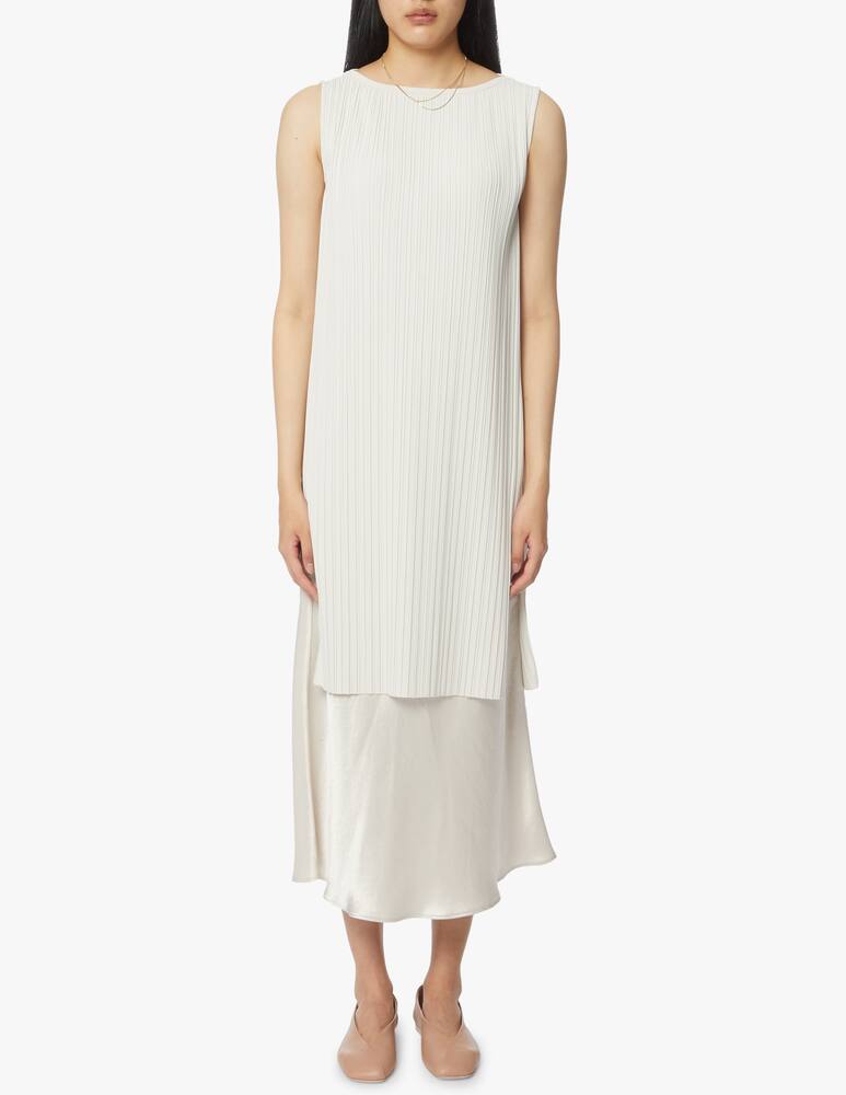 rinascente MM Bacco pleated sleeveless jersey tunic Max Mara