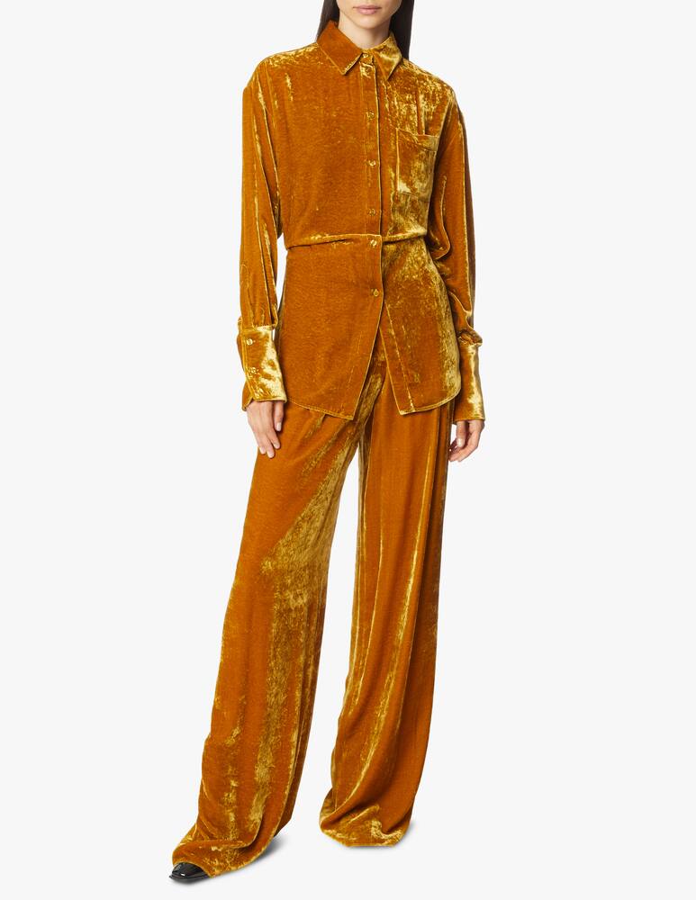 rinascente Sportmax Sapri velvet shirt