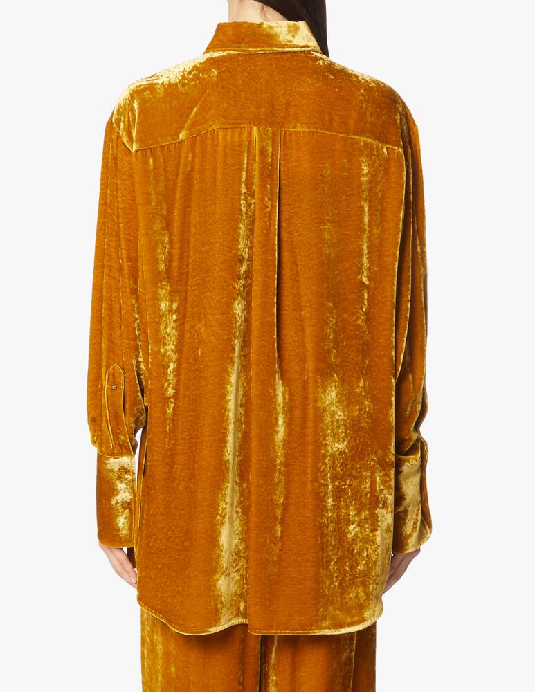 rinascente Sportmax Sapri velvet shirt