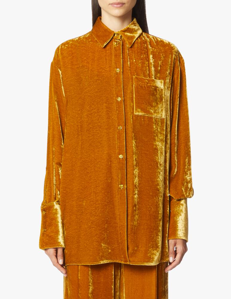 rinascente Sportmax Sapri velvet shirt