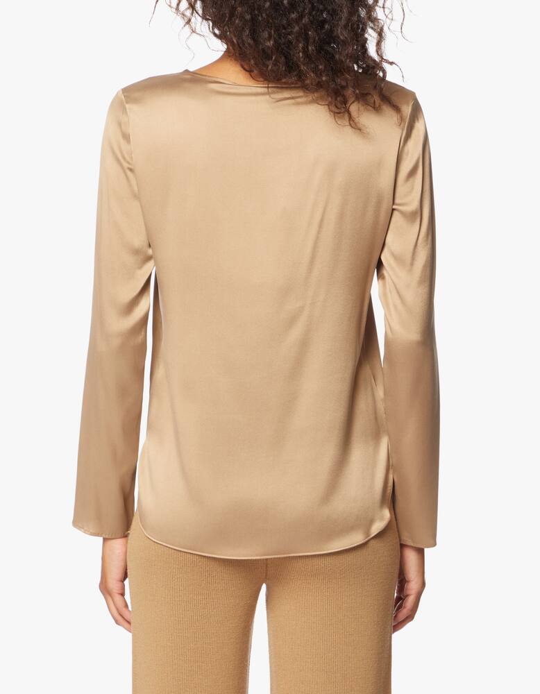 rinascente MM Moldava satin stretch blouse Max Mara