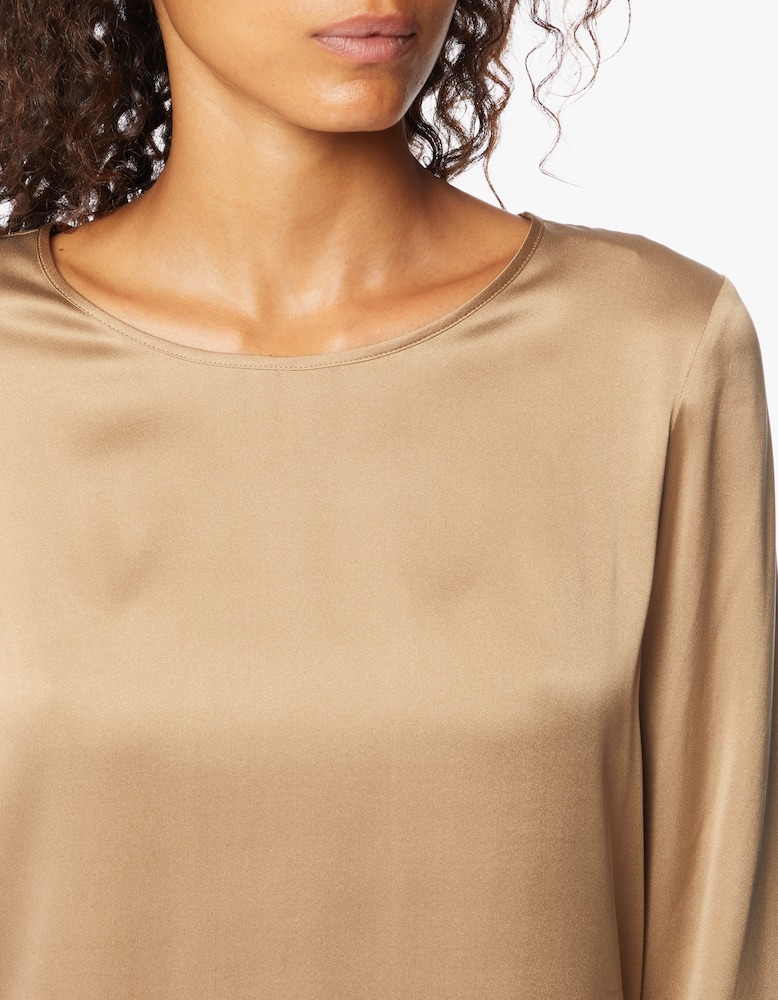 rinascente MM Moldava satin stretch blouse Max Mara