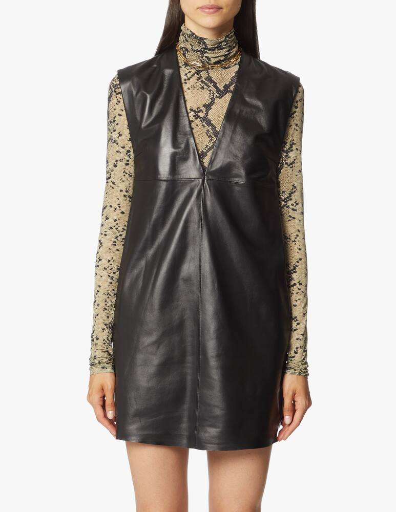 rinascente Sportmax Cabina mini leather dress