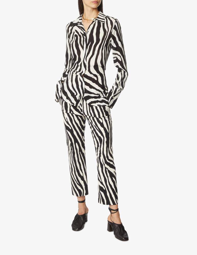 rinascente Sportmax Cropped animalier trousers