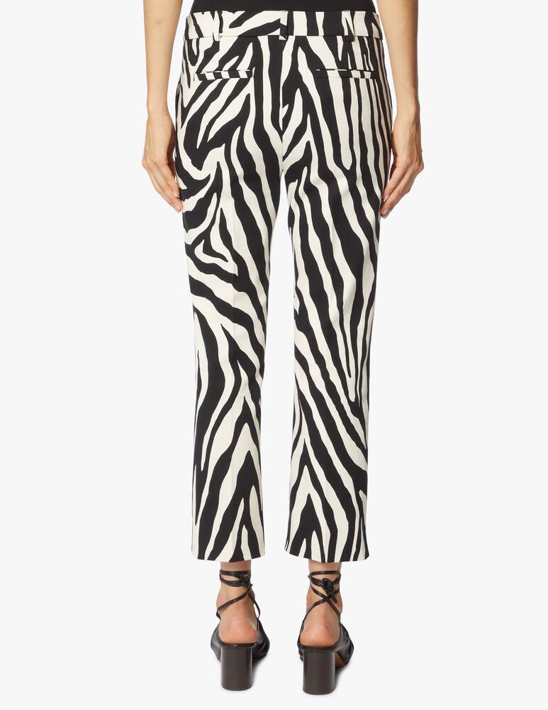 rinascente Sportmax Cropped animalier trousers