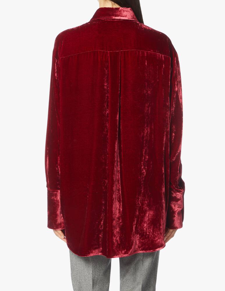 rinascente Sportmax Sapri velvet shirt